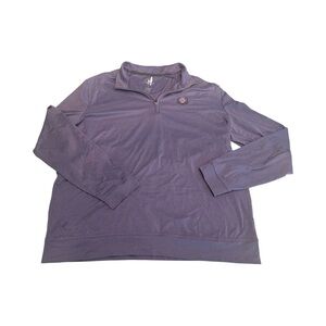 Johnnie-O Women's long sleeve quarter zip Golf pullover Purple Size Large‎